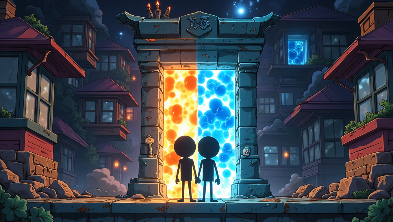 Fire and Water Stickman