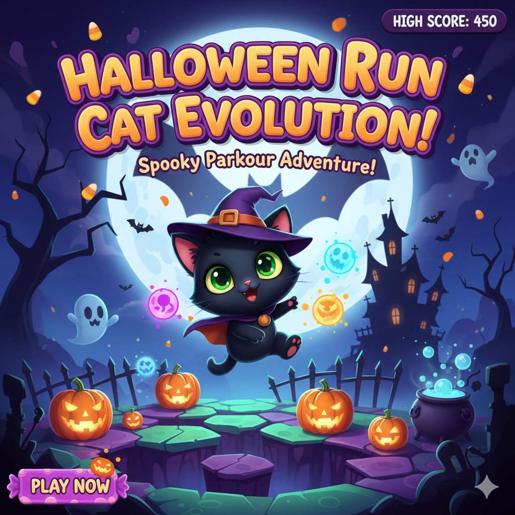 Halloween Run Cat Evolution