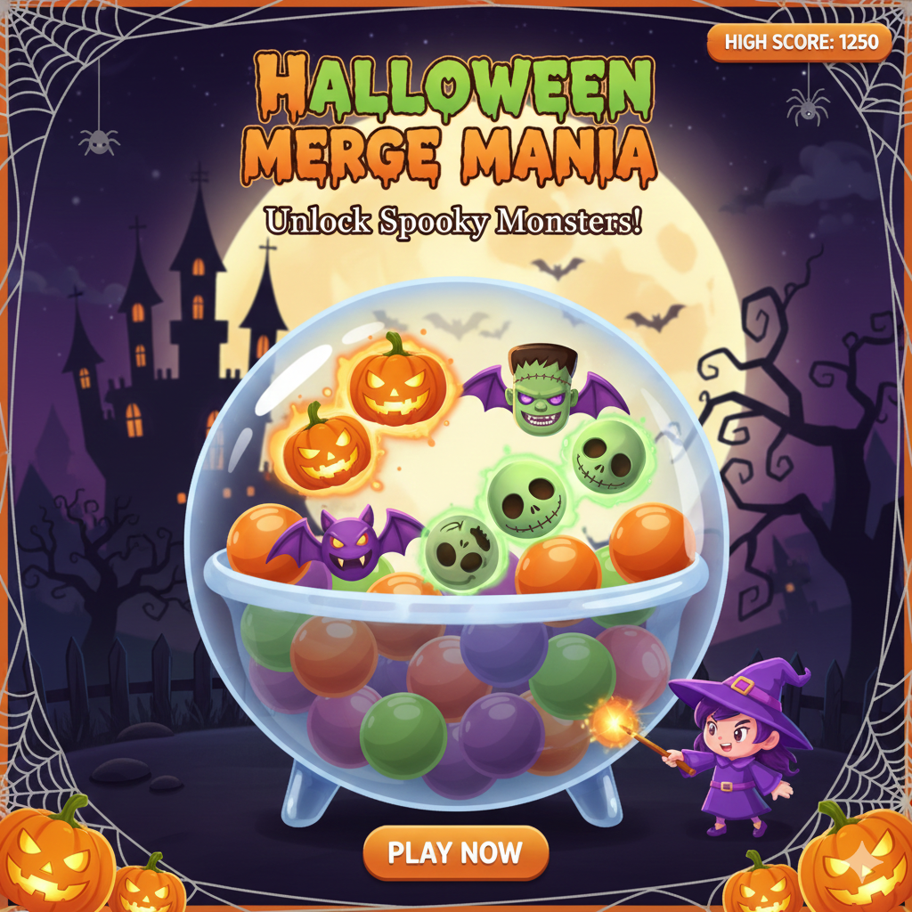 Halloween Merge Mania
