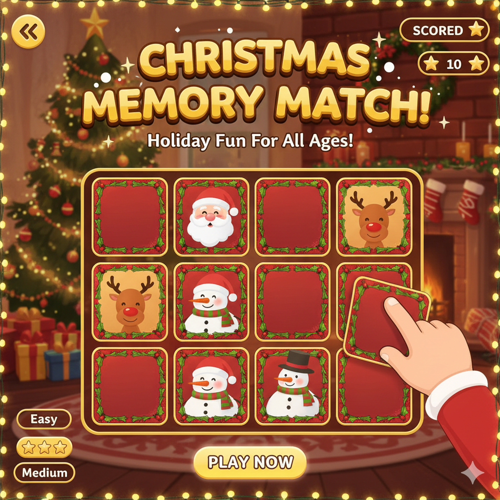 Xmas Memory Match