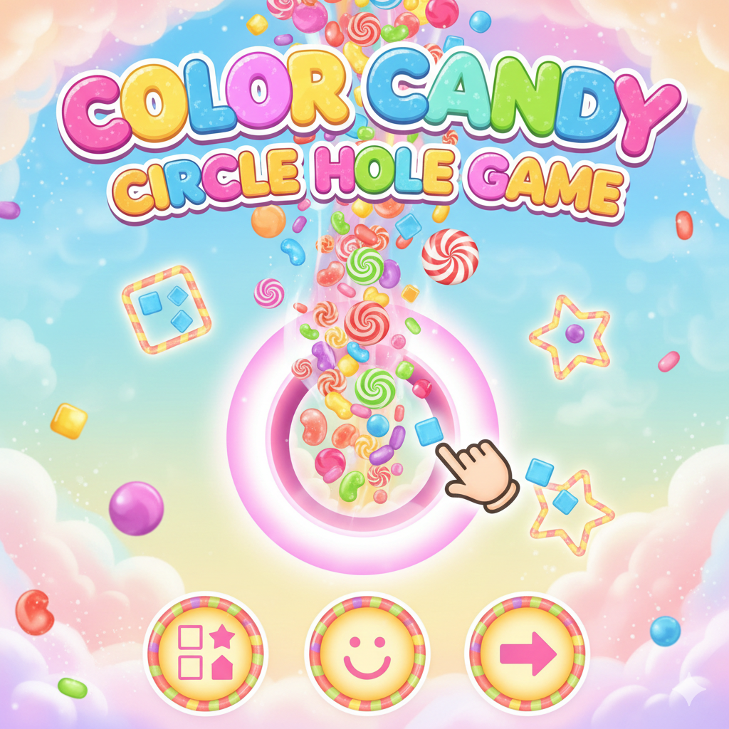 Color Candy Circle Hole Game