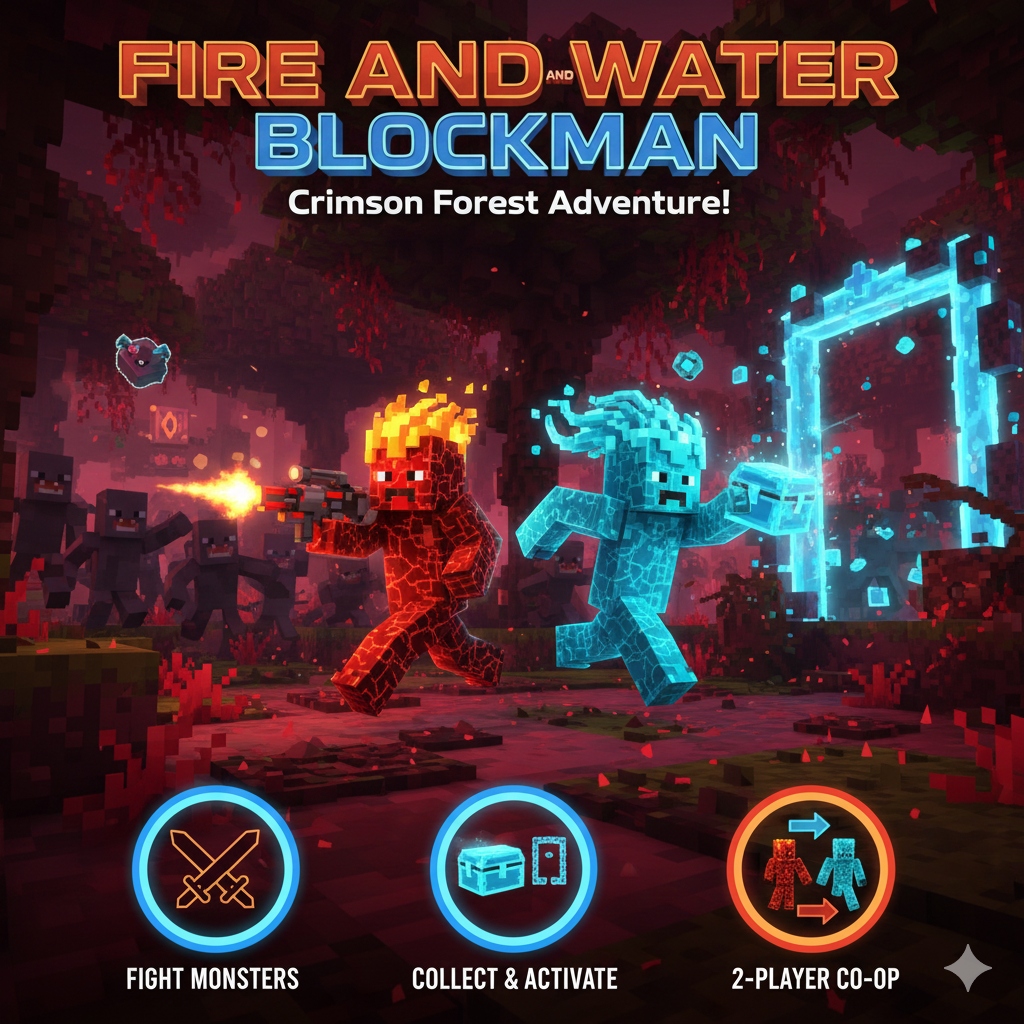 Fire and Water Blockman