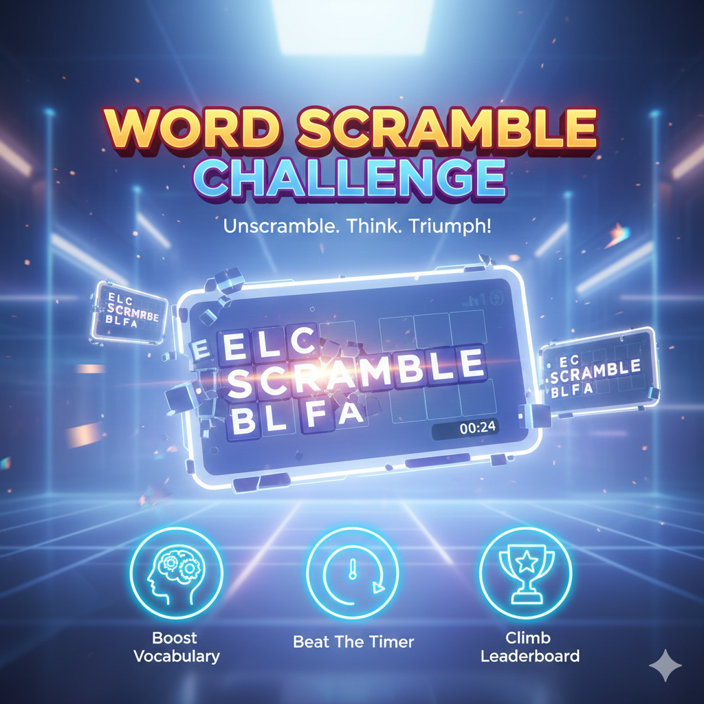 Word Scramble Game Challenge