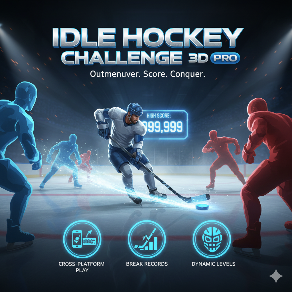 Idle Hockey Challenge 3D Pro